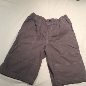 Boys Cotton Grey Shorts